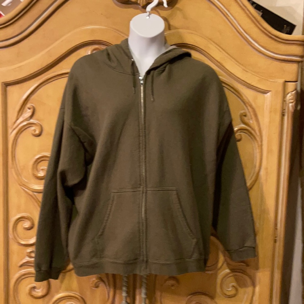 Hanes Dark Green Hoodie